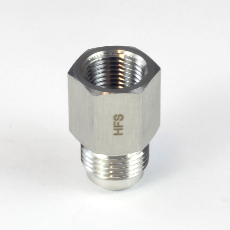 Female NPT to Male SAE Reducer Adapter - Multiple Sizes Stainless Steel 304
