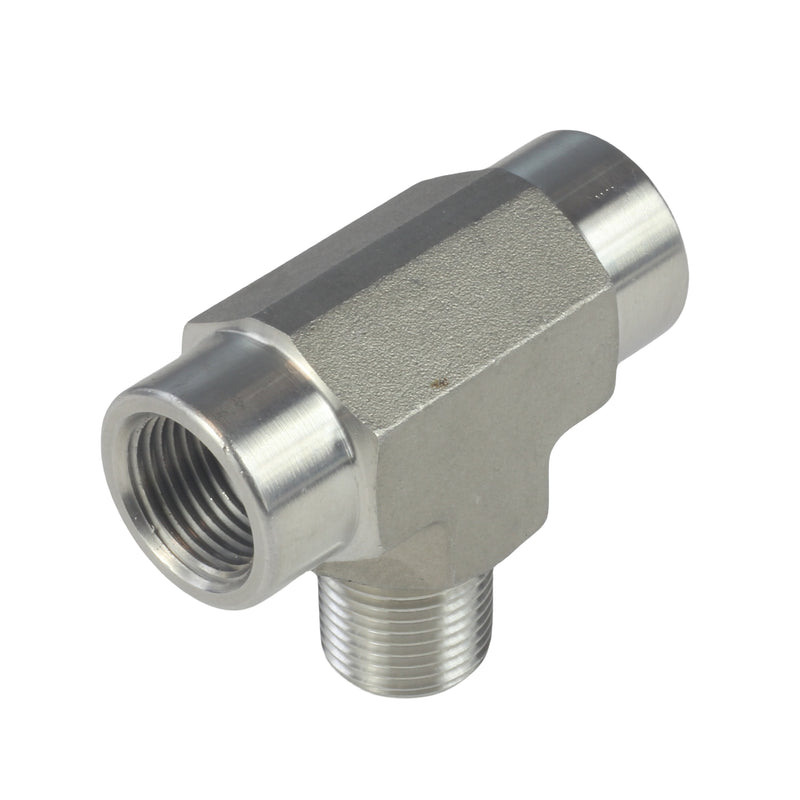 FORGED Pipe Fitting Street Tee FNPT x MNPT x FNPT Stainless Steel 304