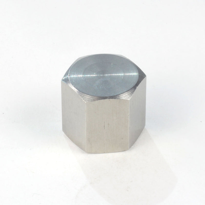 NPT Female End Cap Pipe Fitting Hex Head Stainless Steel 304
