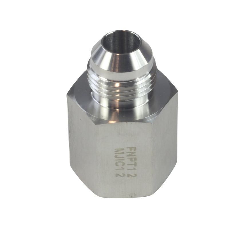 Female NPT to Male JIC Reducer Adapter - Multiple Sizes Stainless Steel 304