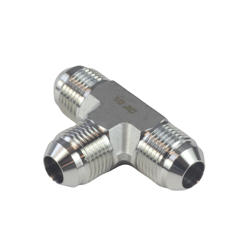 Male JIC 3 Way Tee Fittings Stainless Steel 304
