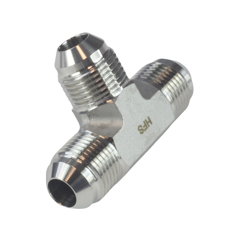 Male JIC 3 Way Tee Fittings Stainless Steel 304