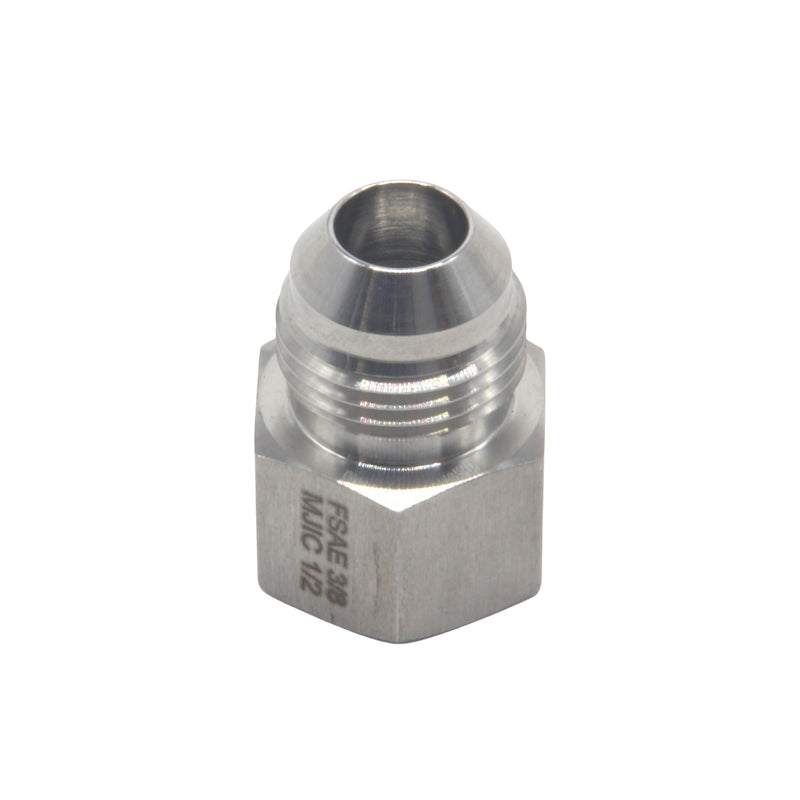Female SAE to Male JIC Reducer Adapter - Multiple Sizes Stainless Steel 304