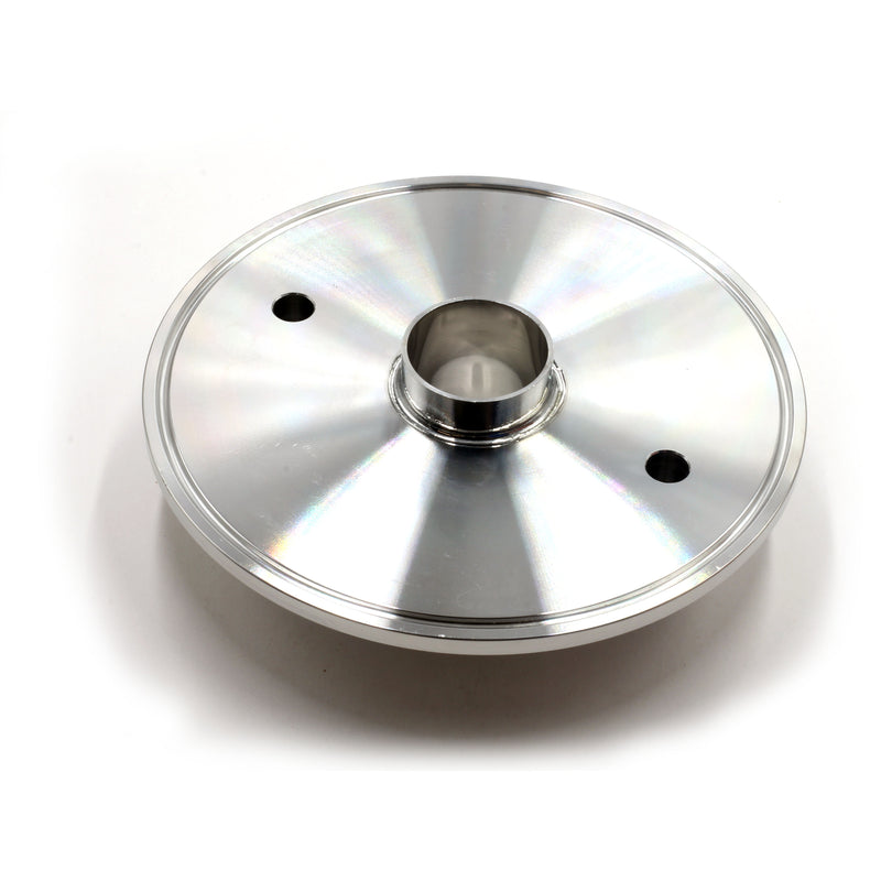 6" Tri Clamp Lid w/ 6" TC x 1.5" TC x (2) 1/4" FNPT Stainless Steel 304