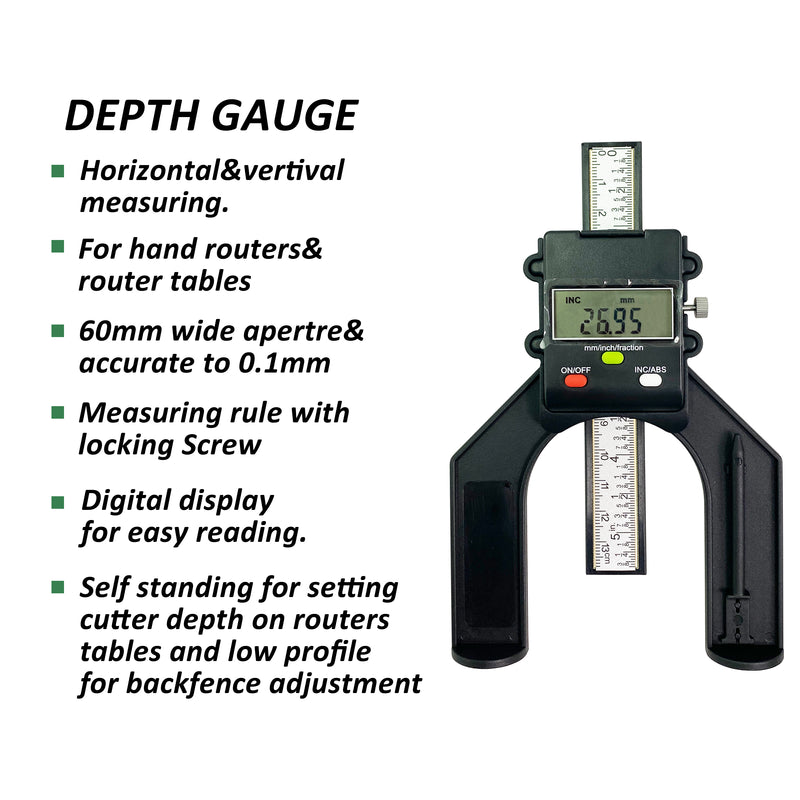 3" Mini Digital Height Gauge Depth Gauge