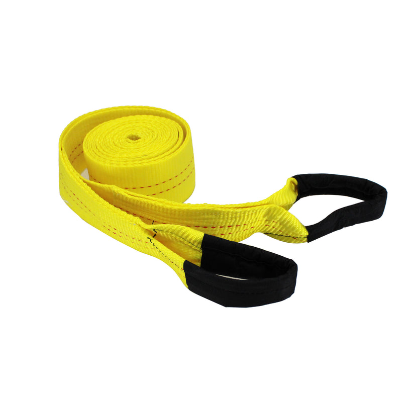3 Inch, 30Ft Tow Strap, 30,000 Pound Capacity with Reusable Storage Strap