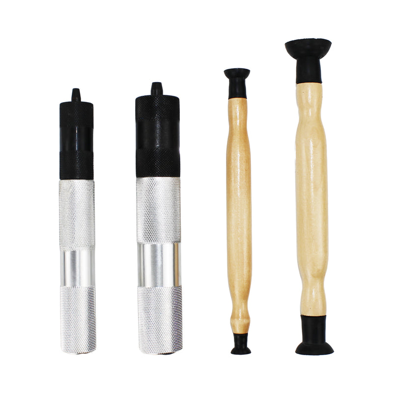 Valve Spring Compressor Tool Kit with Valve Lapping Tools, Fitting Valve retainers 0.2" to 0.3" and 0.3" to 0.4"
