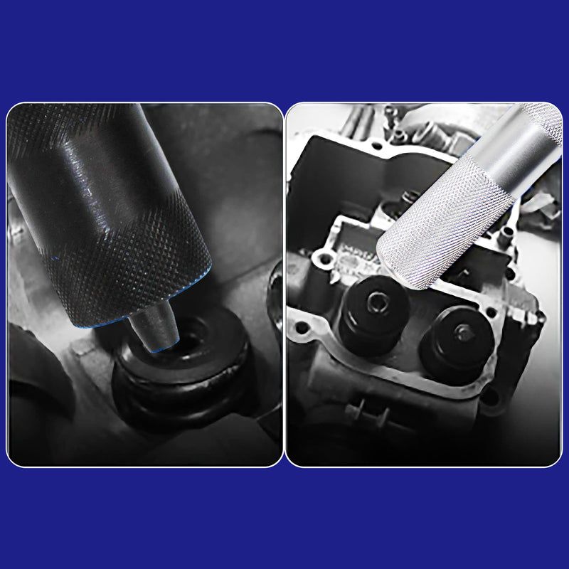 Valve Spring Compressor Tool Kit with Valve Lapping Tools, Fitting Valve retainers 0.2" to 0.3" and 0.3" to 0.4"
