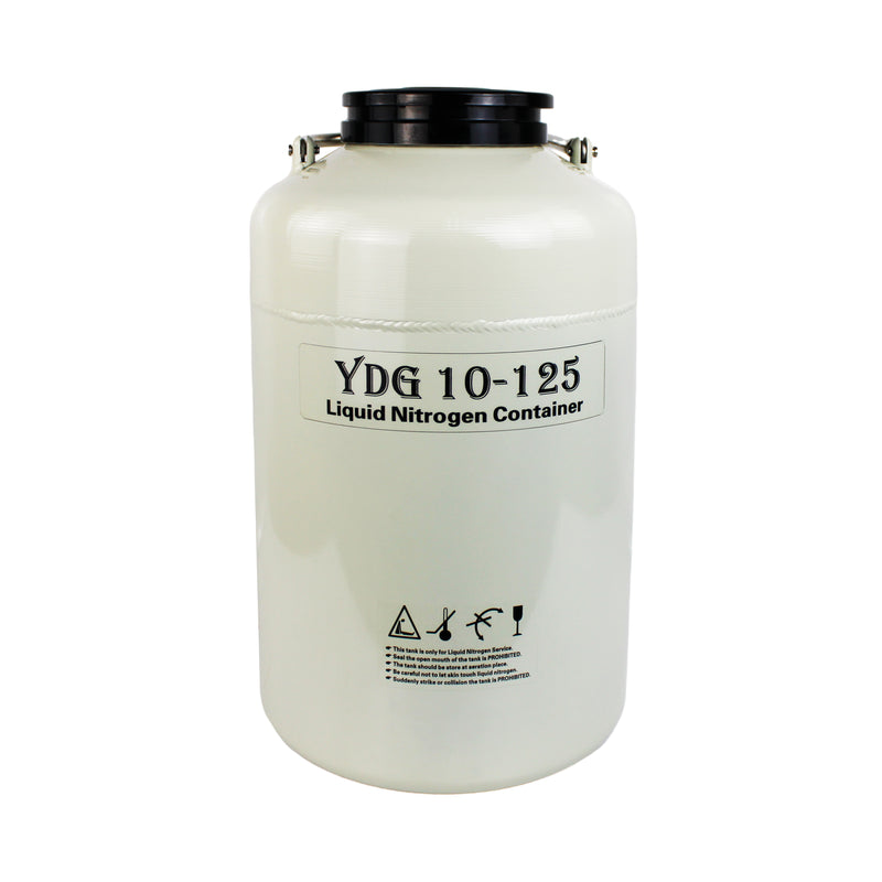 10L Big Mouth Cryogenic Container Liquid Nitrogen Ln2 Tank Wide Open Mouth