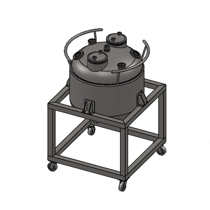 300 L, (350 lbs. Refrigerant) Jacketed Reactor with Condenser