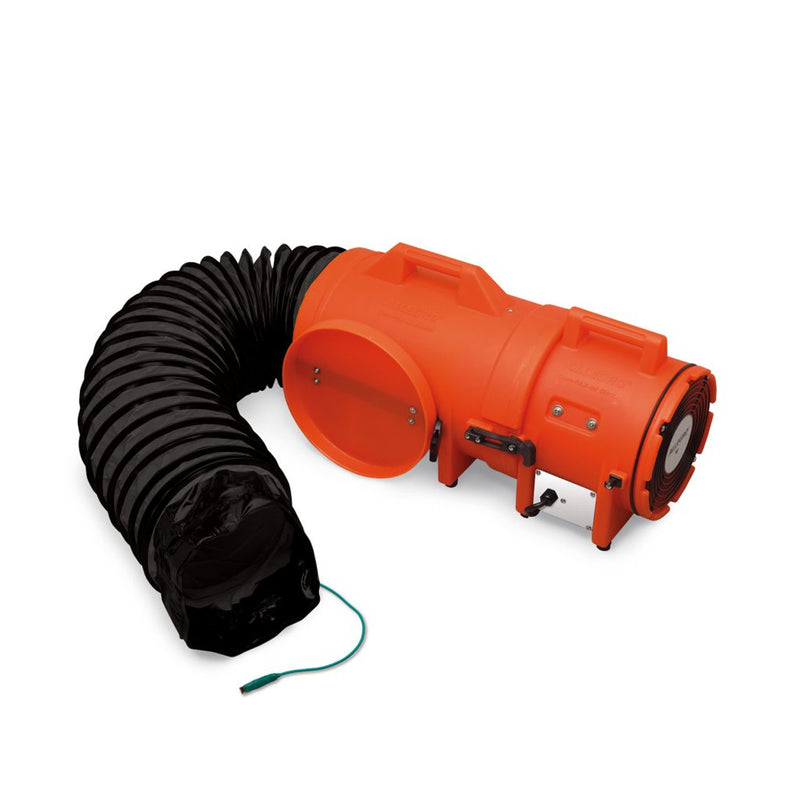 Allegro 9538-15 8" Axial Explosion-Proof (EX) Plastic Blower w/ Compact Canister & 15&