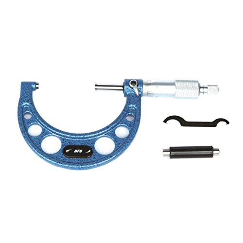 2-3" x 0.0001" Solid Metal Frame Outside Micrometer(Plastic Case)