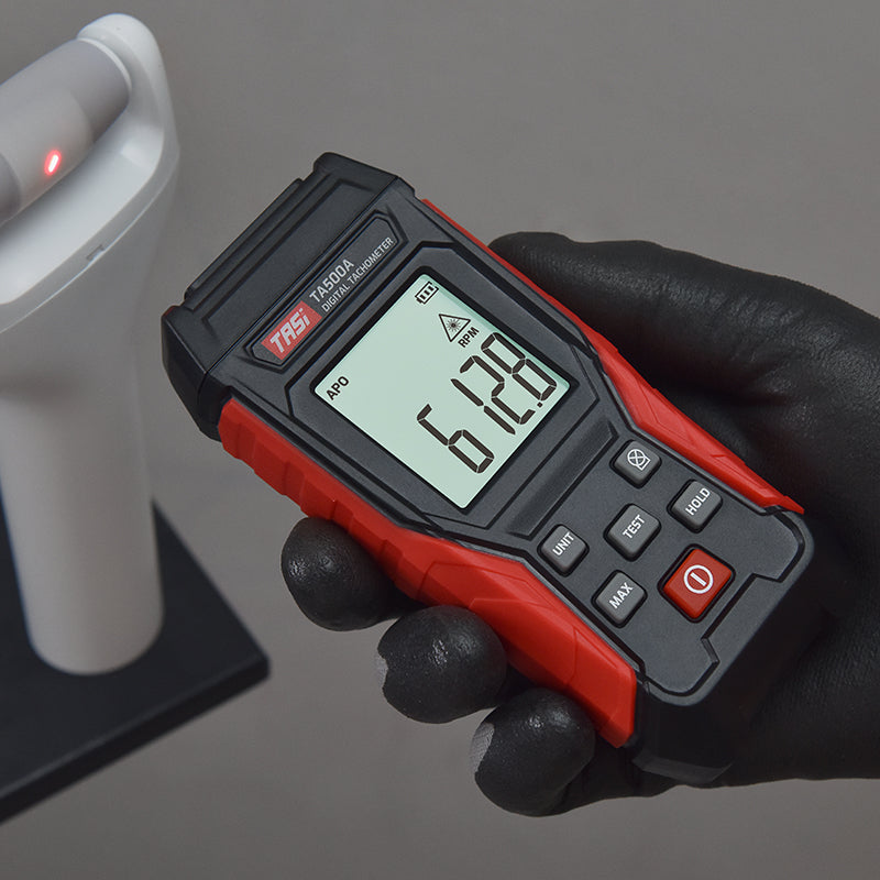 Digital Tachometer Non-Contact RPM Tach Laser Photo Sensor 3~100000RPM Accuracy RPM Gauge Marker