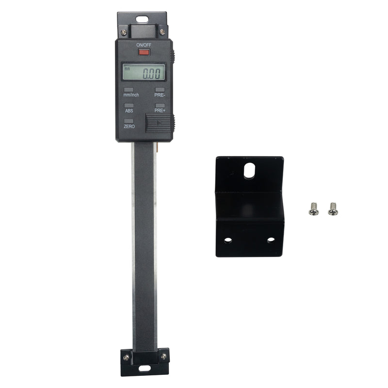 0-6"/0-150mm Vertical Digital Readout DRO Linear Scale - Hardened Stainless Steel, Accuracy ±0.05mm, Resolution 0.01mm