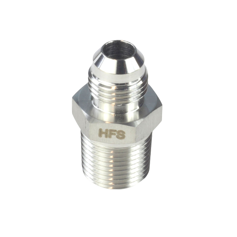 Male NPT to Male JIC Adapter - Multiple Sizes  Stainless Steel 304