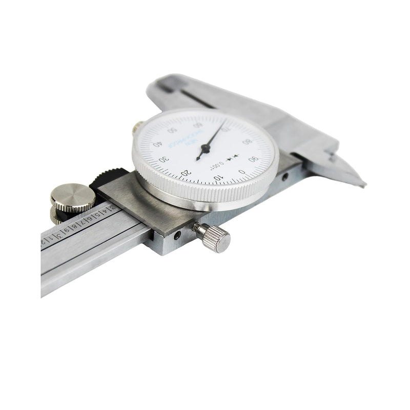 0- 6" Stainless 4 Way Dial Caliper .001" Shock Proof
