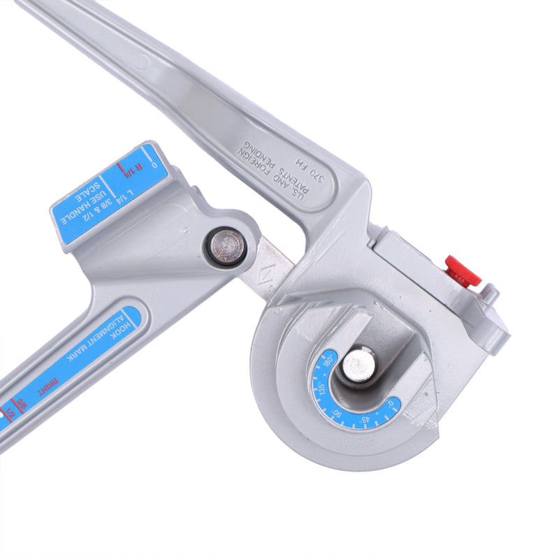 HFS(R) Tube Benders Manual Bender 3-In-1 180 Degree 1/4" 3/8" 1/2" HVAC Soft Copper Aluminum Tubes Bending Tool