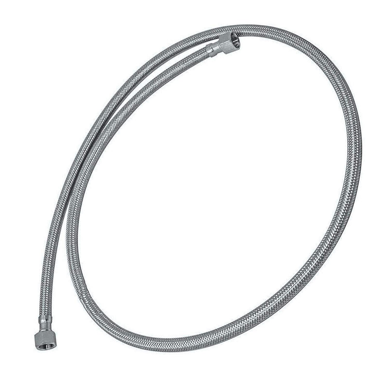 1/4" Female NPT Stainless Steel Braided Hose, PTFE Liner 300PSI