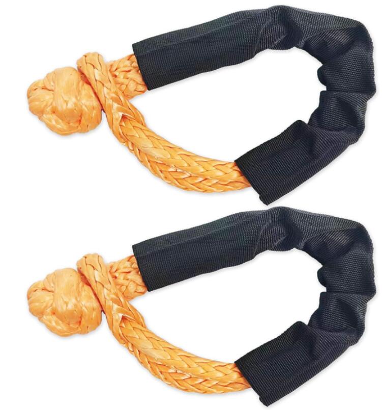 Orange soft shackle rope 1/2 inch X 22 inch