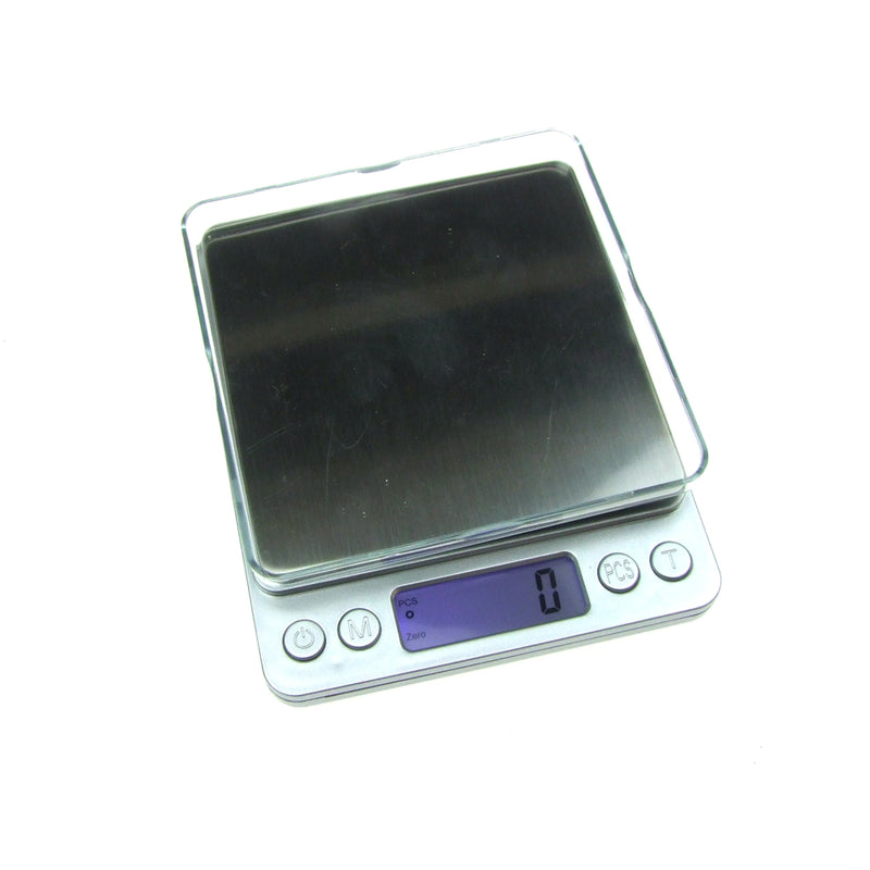 500G Digital Pocket Kitchen Food Stainless Steel Scale 0.001Oz Resolution