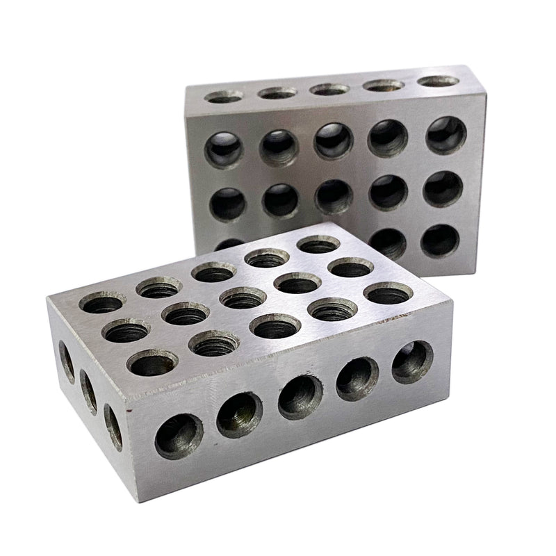 Ultra Precision 1-2-3" Block Set, 2Pcs/Pair .0001", Plastic Case