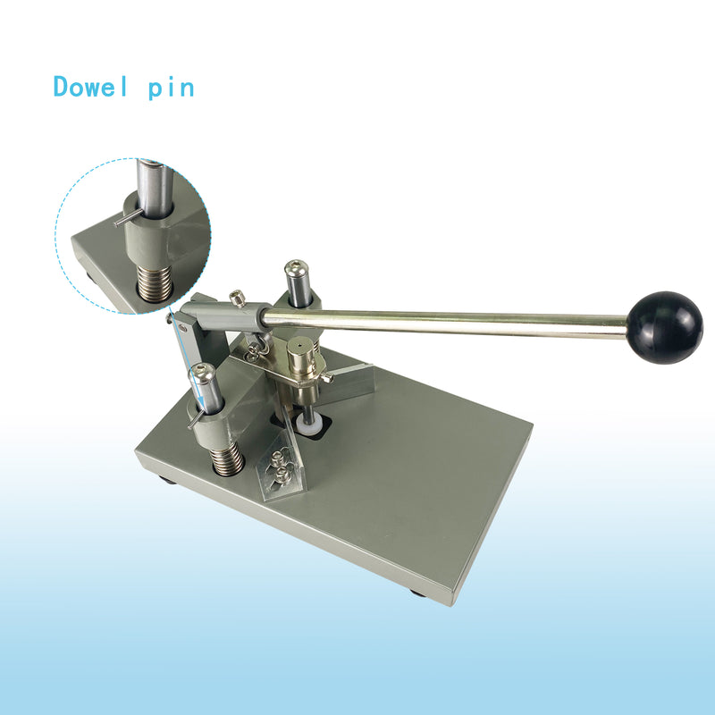Corner Rounder Cutter Machine, R6mm R10mm 1.2"/ 30mm Thickness Heavy Duty Paper Corner Cutter Punch with Paper Holding Device, Steel Metal Commercial