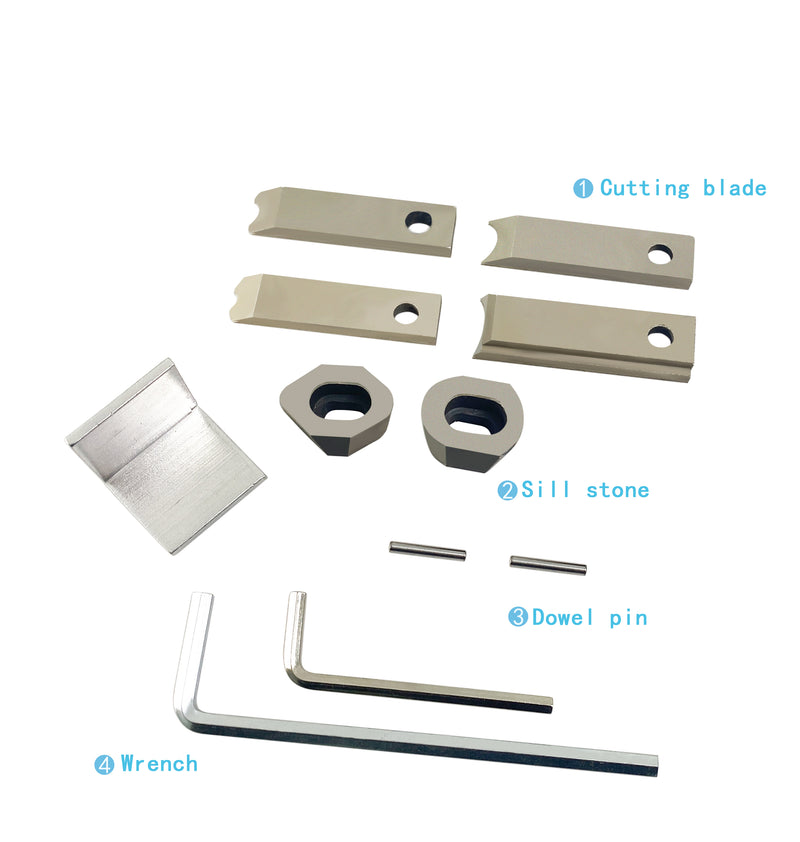 Corner Rounder Cutter Machine, R6mm R10mm 1.2"/ 30mm Thickness Heavy Duty Paper Corner Cutter Punch with Paper Holding Device, Steel Metal Commercial