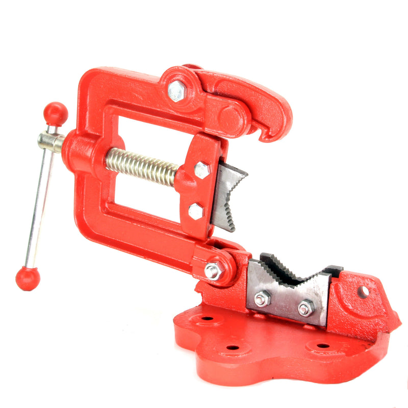 Heavy Duty Pipe Vise, Forged Bench Yoke Vise