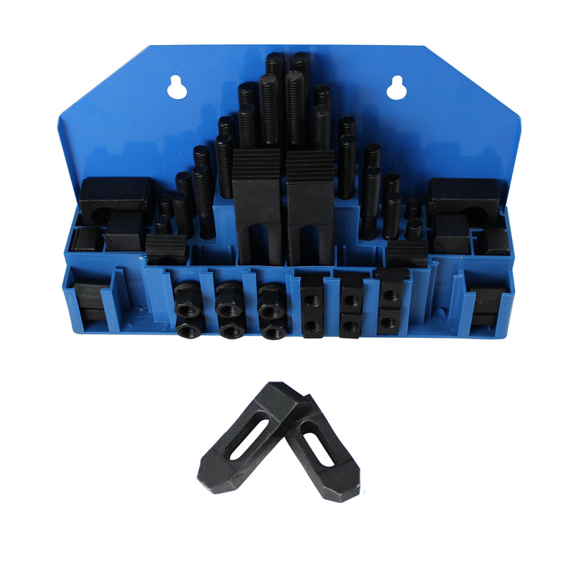 58pc 5/8" Slot 1/2"-13 Stud Hold Down Clamp Clamping Set Kit Bridgeport Mill