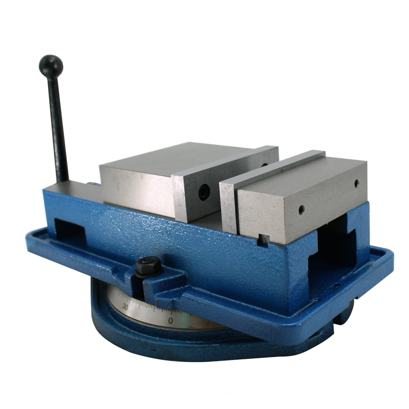 Milling Machine Lockdown Vise -Swiveling Base - Hardened Metal - CNC Vise