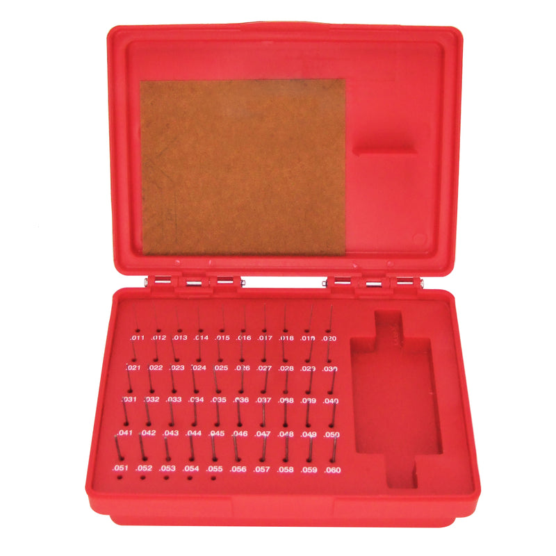 Steel Pin Gage Set Minus- 50pcs M0 .011-.060"