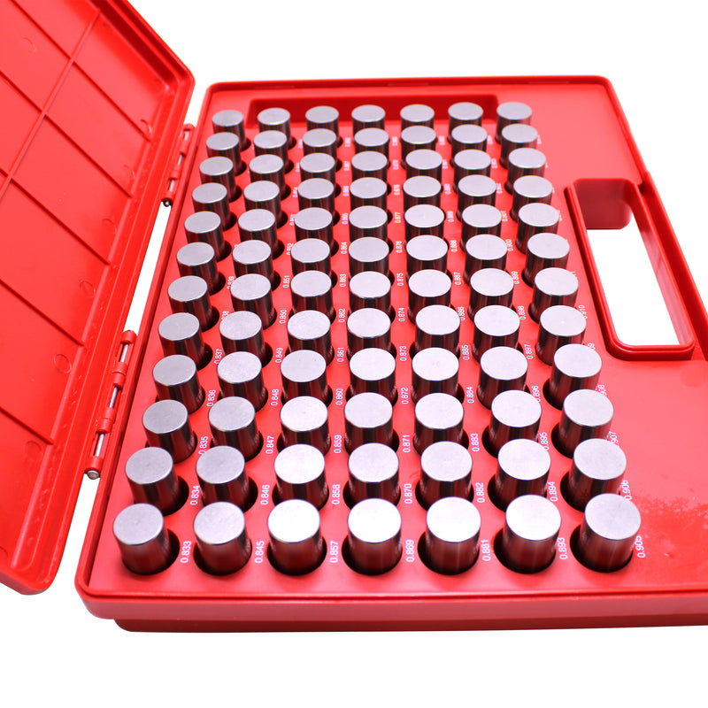 Steel Pin Gage Set Minus- 82pcs M5 .751-.832"