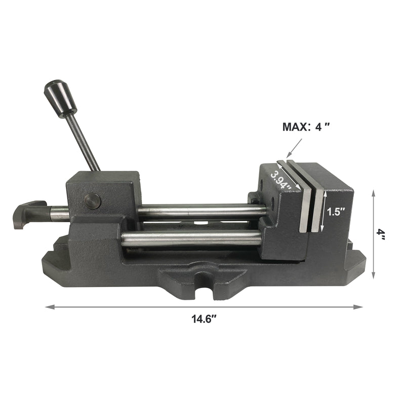 4" Quick Grip Drill Press Vise Vises Drills Hardened