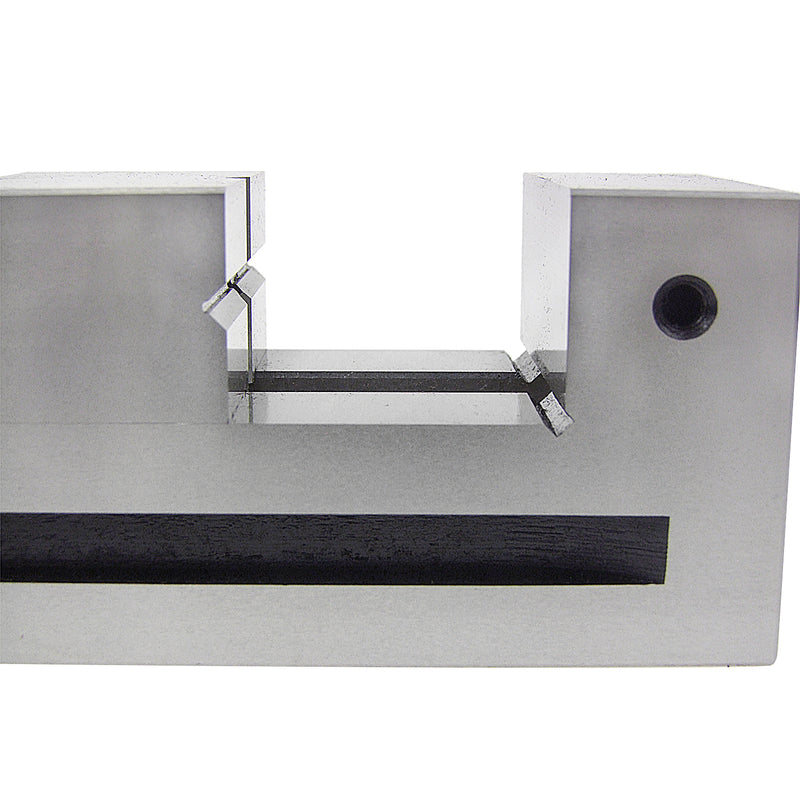 Precision Toolmakers Vise V-Groove, 3" Jaw Opening, 0.0002"