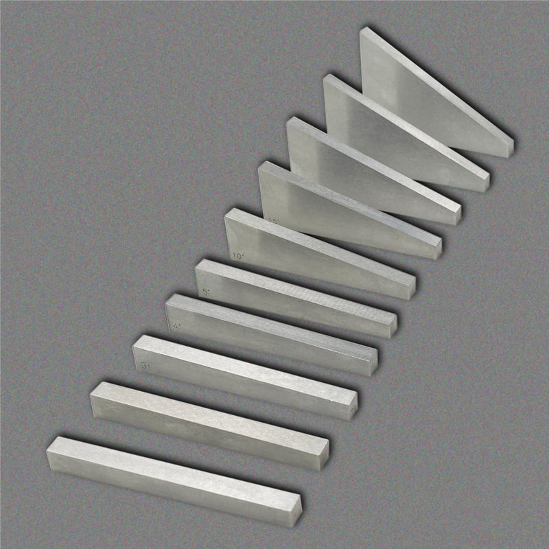 10 Pcs Precision Angle Block Set 1 To 5 Degree & 5 To 30 Degree