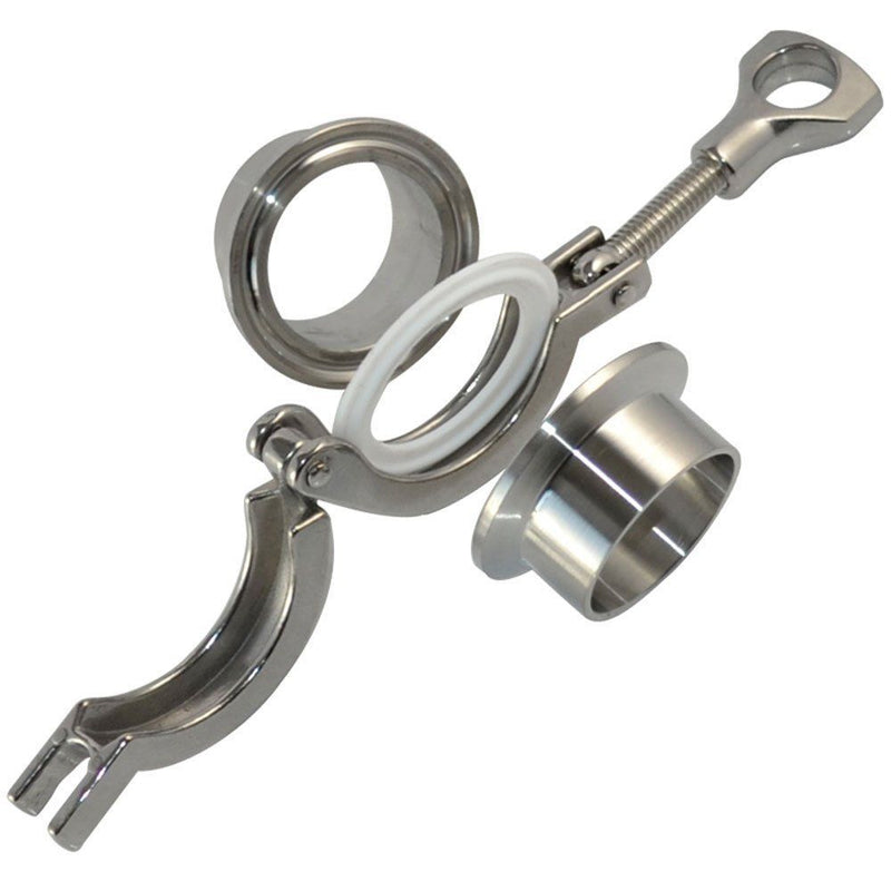 Hardware Factory Store Inc - Tri Clamp Weld On Fitting Set - 1.5?¡À