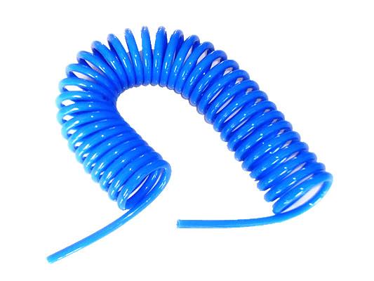 HFS Polyurethane Pneumatic Tube 95A Coil Tubing Od:1/4" Id:5/32" (25Ft,  Orange, Clear, Blue)