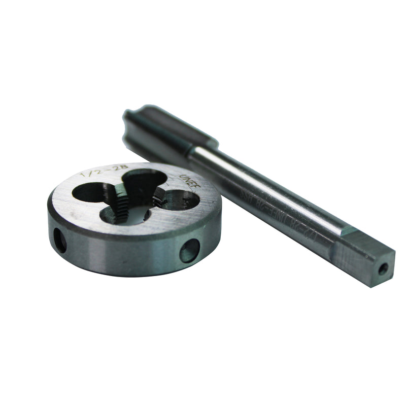 1/2" - 28 UNEF Right Hand Tap and Die Set