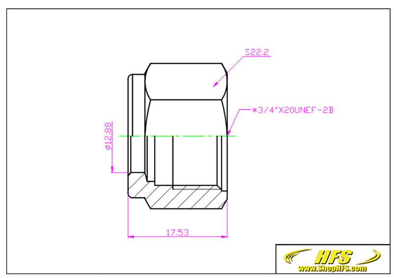 Compression Fitting Nut Adaptor Collar 1/2" Tube OD Stainless Steel 316