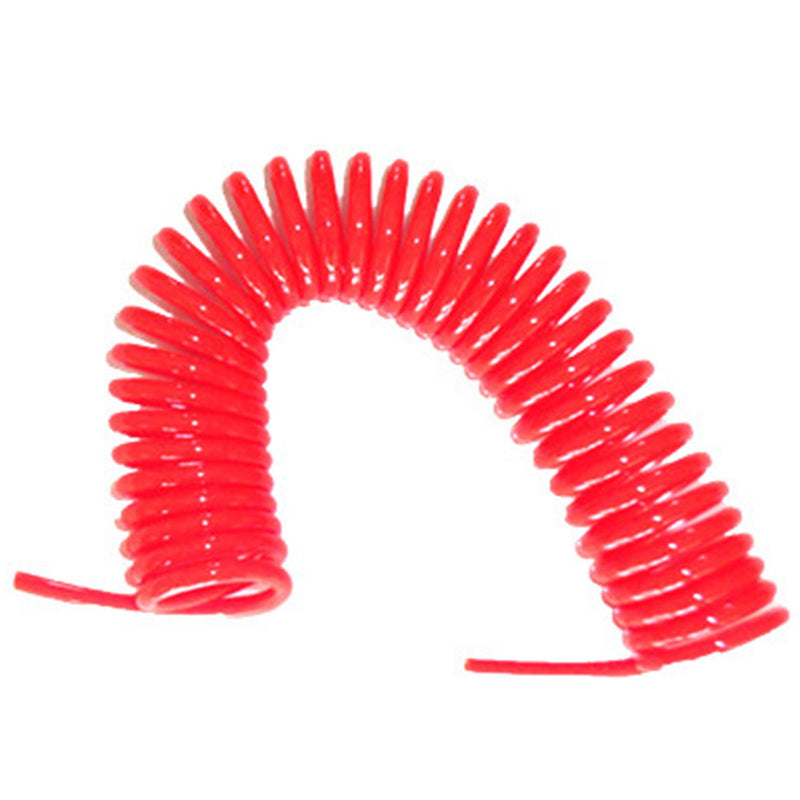HFS Polyurethane Pneumatic Tube 95A Coil Tubing Od:1/4" Id:5/32" 20Ft (Orange, Clear, Blue)