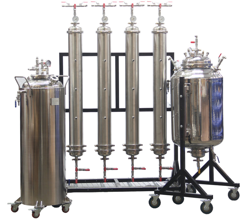 Hardware Factory Store Inc - 40 LBS, Single Column, Active System with MVP-6CFM recovery Pump - [variant_title]