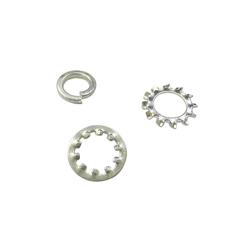 Lock Washer 720-Piece Assortment Kit – Metric 6mm, 8mm, 10mm and SAE 1/4in, 5/16in, 3/8in Star and Split Washers