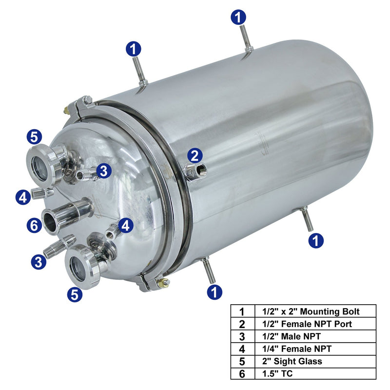 Hardware Factory Store Inc - 12 X 24 Bottom Spout Base with Spherical Lid - [variant_title]