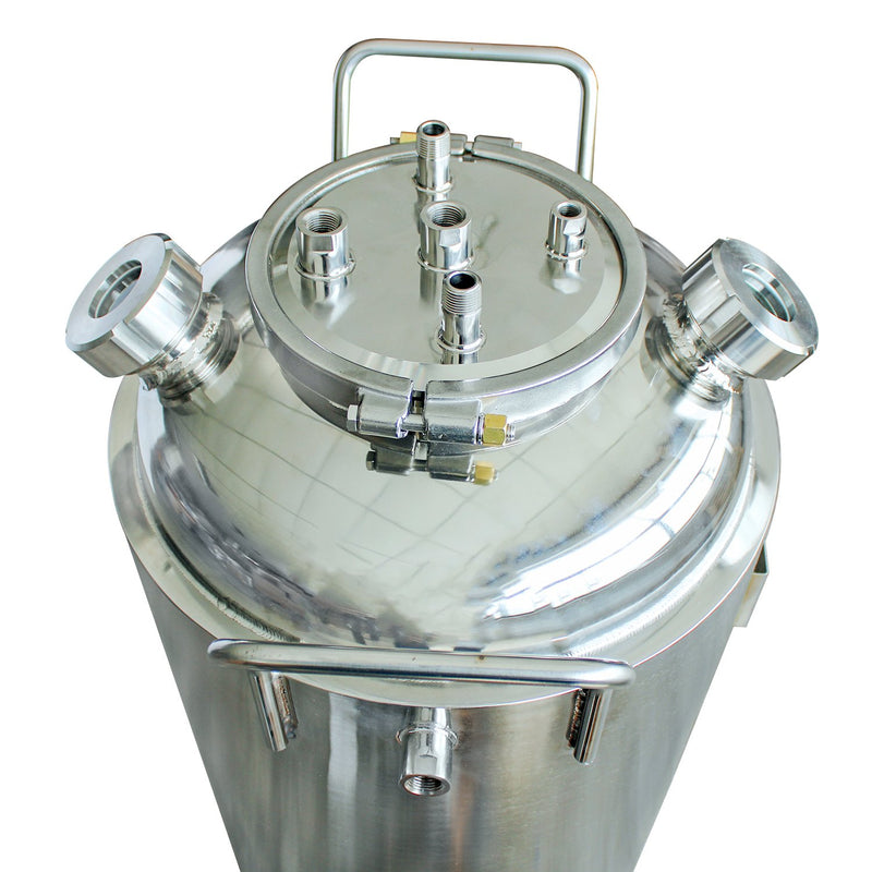 Hardware Factory Store Inc - Jacketed Solvent Tank, 16x48", Pressure Tested, Ready to Use - [variant_title]