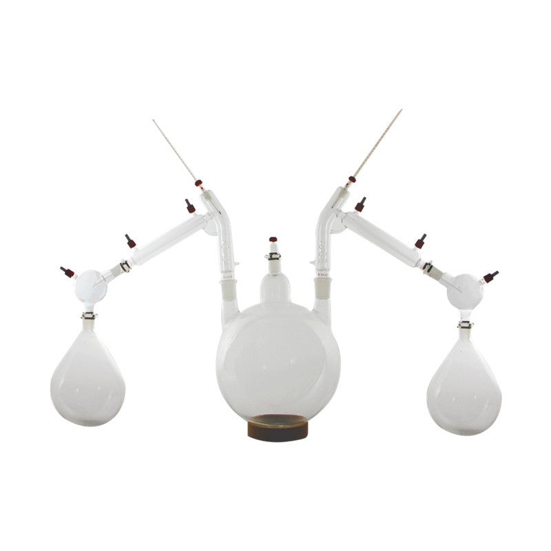 10L Flasks Glass short path Distillation Apparatus kit, Laboratory Chemistry