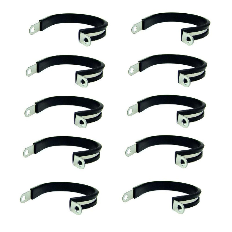 Hardware Factory Store Inc - Pipe Cushion Clamps - 10Pc Set - 2"