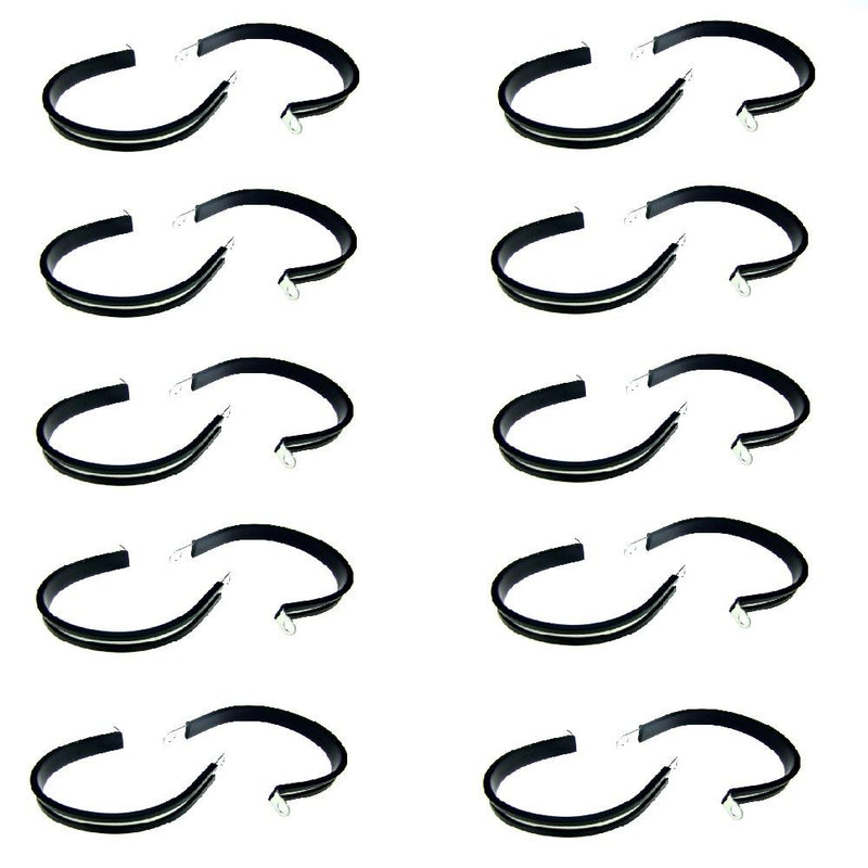 Hardware Factory Store Inc - Pipe Cushion Clamps - 10Pc Set - 1"
