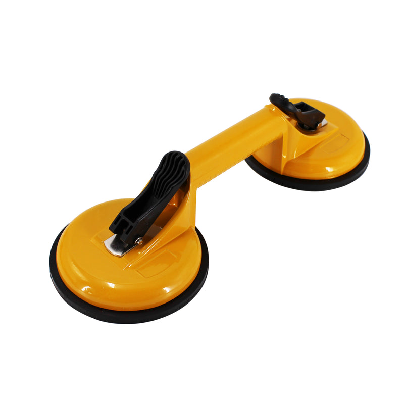 2PC Glass Suction Cups Heavy Duty Aluminum Vacuum Plate Handle Glass