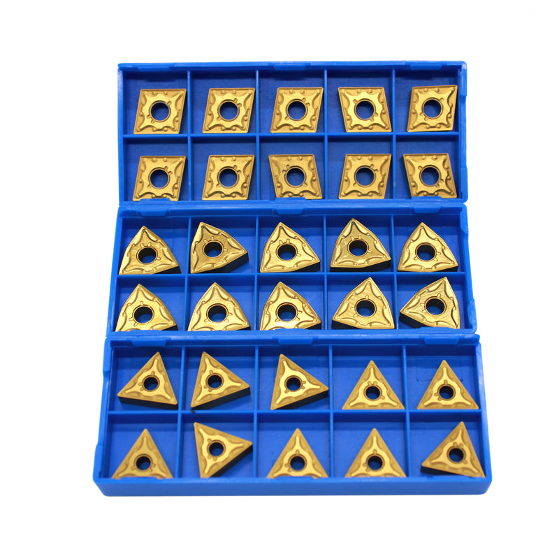 30PCS CNMG 431 WNMG 431 TNMG 331 CNC Lathe Carbide Turning Insert Blade