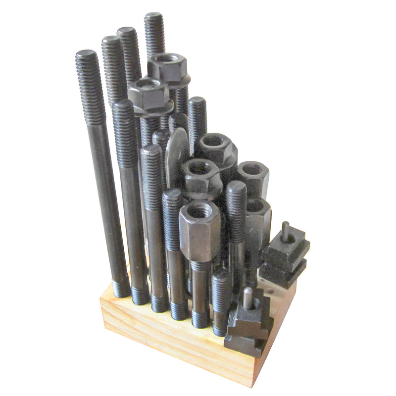 7/16" T-Slot 3/8"-16 Stud 38 Pcs T-Nut & Stud Set